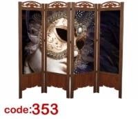 پاراوان پارتیشن طرح آرایشگاهی کد 353